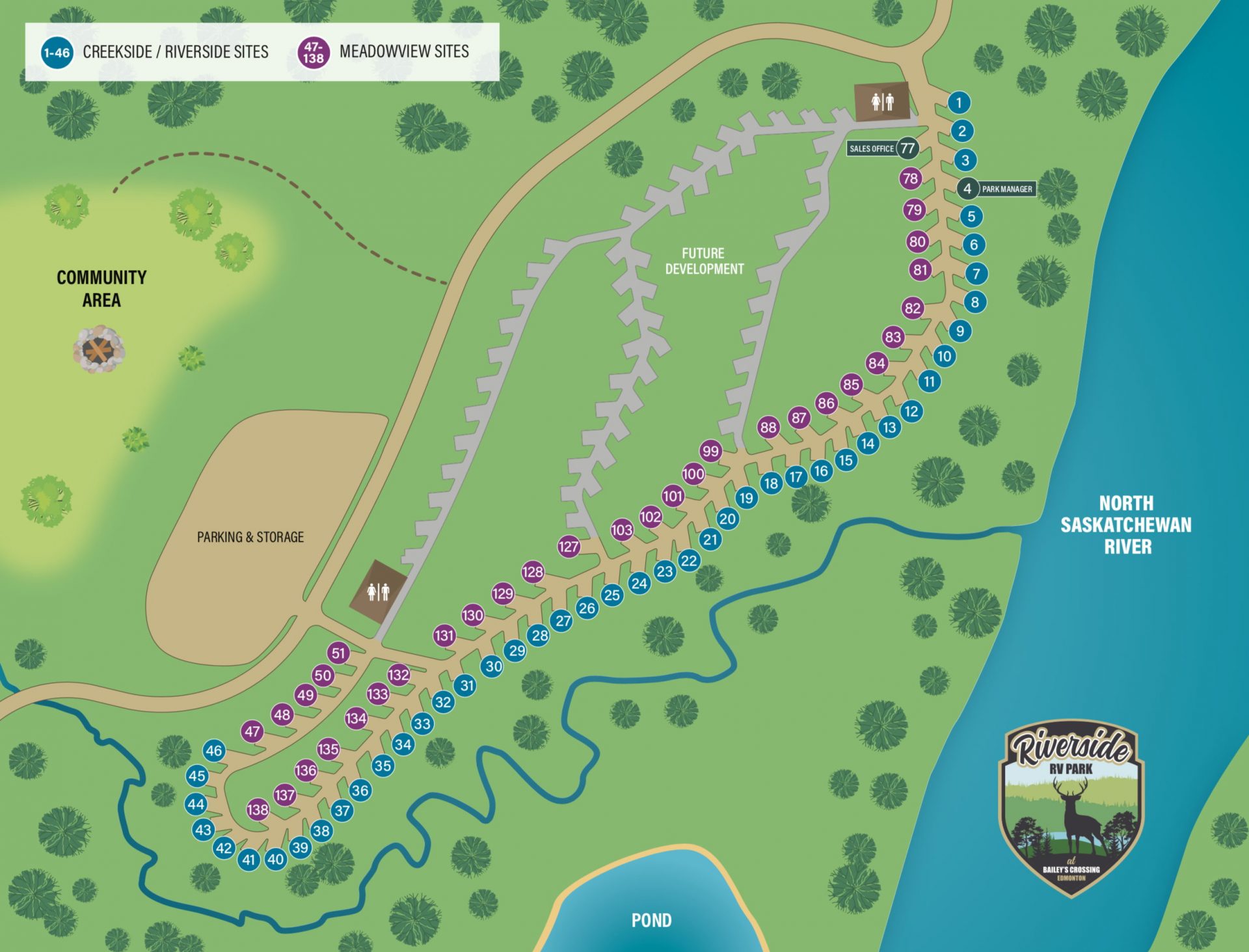 Riverside Park Map 2020 